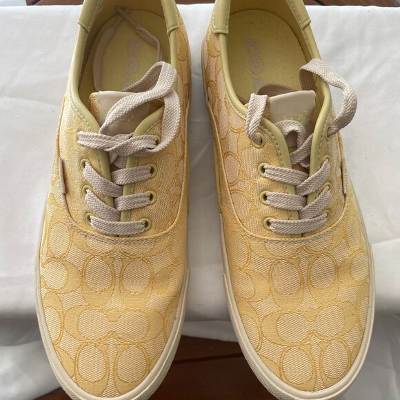 Coach Yellow Sneakers - Picture 2 of 4